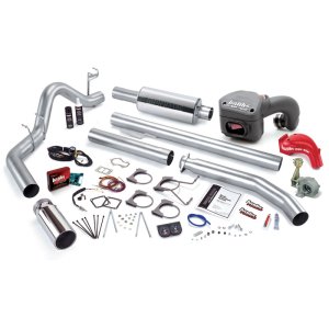 Dodge Pickup Performance Package - Banks Power - Single Exhaust w/ Chrome Tip - Chrome - `01-`02